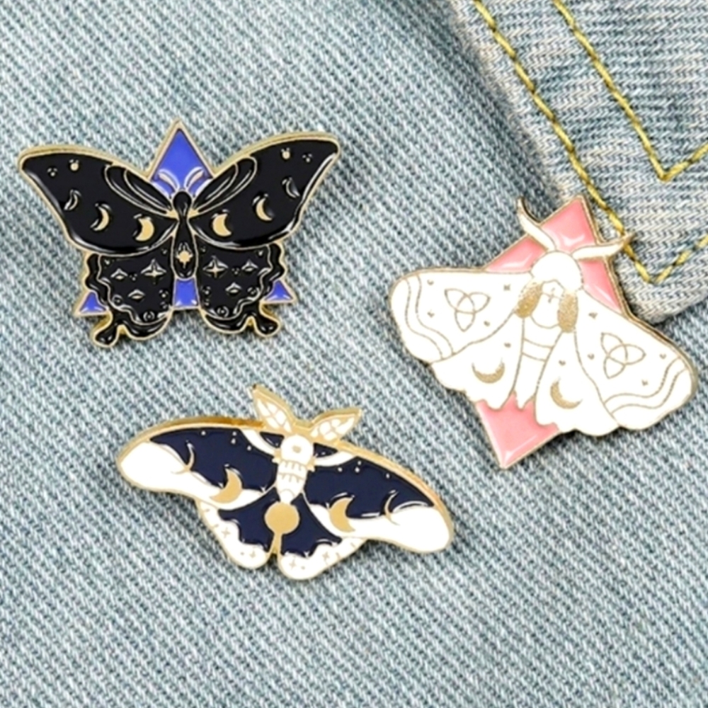 π Celestial Moth Trio Pins π« - Picture 1 of 3